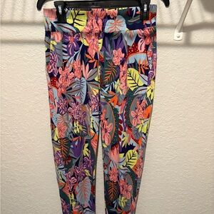 CAbi Multicolor Floral Leggings